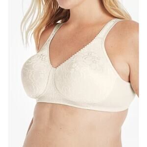 Playtex 18 Hour Bra Wirefree Ultimate Lift True Support 4745 Mother of Pearl 38C